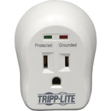 Tripp Lite Surge Protector Wallmount Direct Plug In 120V 1 Outlet 600 Joule - Receptacles: 1 x NEMA 5-15R - 600J - SPIKECUBE