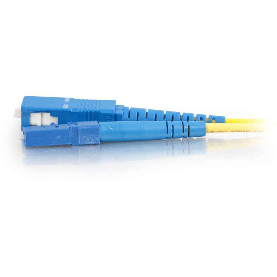 C2G-2m LC-SC 9/125 OS1 Simplex Singlemode PVC Fiber Optic Cable - Yellow - 2m LC-SC 9/125 Simplex Single Mode OS2 Fiber Cable - Yellow - 6ft - 37109