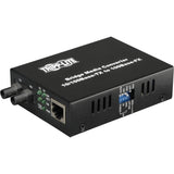Tripp Lite Fiber Optic 10/100BaseT to 100BaseFX-ST Multimode Media Converter 2km 1310nm - 1 x RJ-45 , 1 x ST Duplex - 10/100Base-TX, 100Base-FX - N784-001-ST