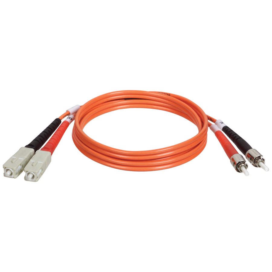 Tripp Lite 10M Duplex Multimode 62.5/125 Fiber Optic Patch Cable SC/ST 33' 33ft 10 Meter - SC Male - ST Male - 32.81ft - Orange - N304-10M