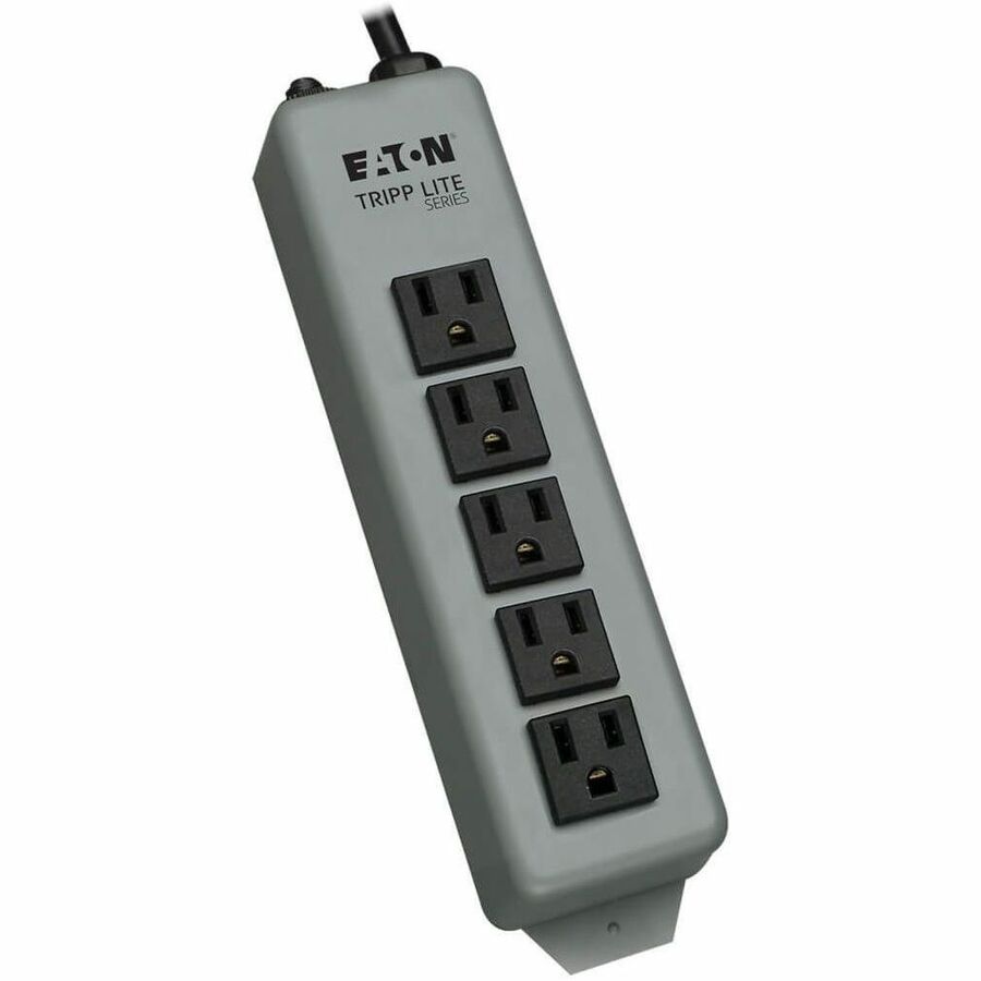 Tripp Lite Waber Power Strip 5-Outlet Industrial 5-15R 5-15P 15ft Cord - NEMA 5-15P - 15ft - 602-15
