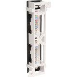 Tripp Lite 12-Port Cat6 Wall Mount Vertical 110 Patch Panel RJ45 TAA GSA - 12 x RJ-45 - N250-012