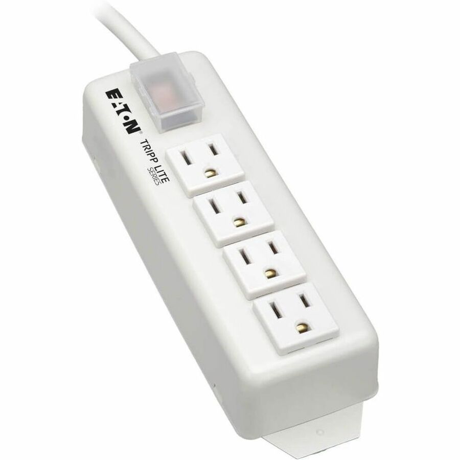 Tripp Lite Power Strip 120V 5-15R 4 Outlet Metal 6' Cord 5-15P - NEMA 5-15P - 4 NEMA 5-15R - 6ft - TLM406NC