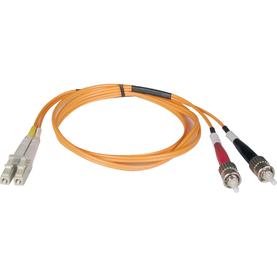 Tripp Lite 30M Duplex Multimode 62.5/125 Fiber Optic Patch Cable LC/ST 100' 100ft 30 Meter - ST Male - LC Male - 98.43ft - Orange - N318-30M