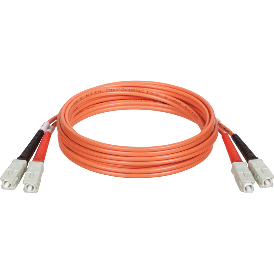 Tripp Lite 0.3M Duplex Multimode 62.5/125 Fiber Optic Patch Cable SC/SC 1' 1ft 0.3 Meter - SC Male - SC Male - 1ft - Orange - N306-001