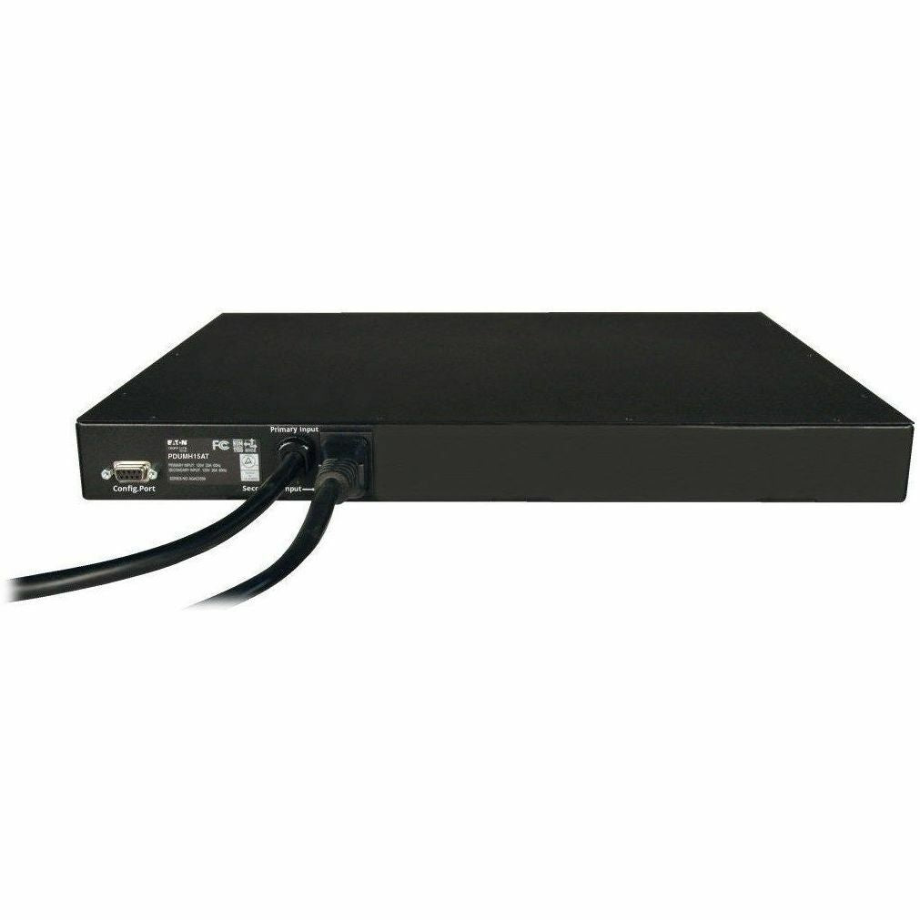 Tripp Lite PDU Metered ATS 120V 15A 5-15R 8 Outlet 2 5-15P Horizontal 1URM - 8 x NEMA 5-15R - 1.8kVA - 1U Rack-mountable - PDUMH15AT