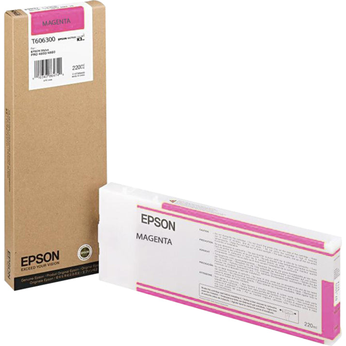 Epson Original Ink Cartridge - Inkjet - Magenta - 1 Each - T606300
