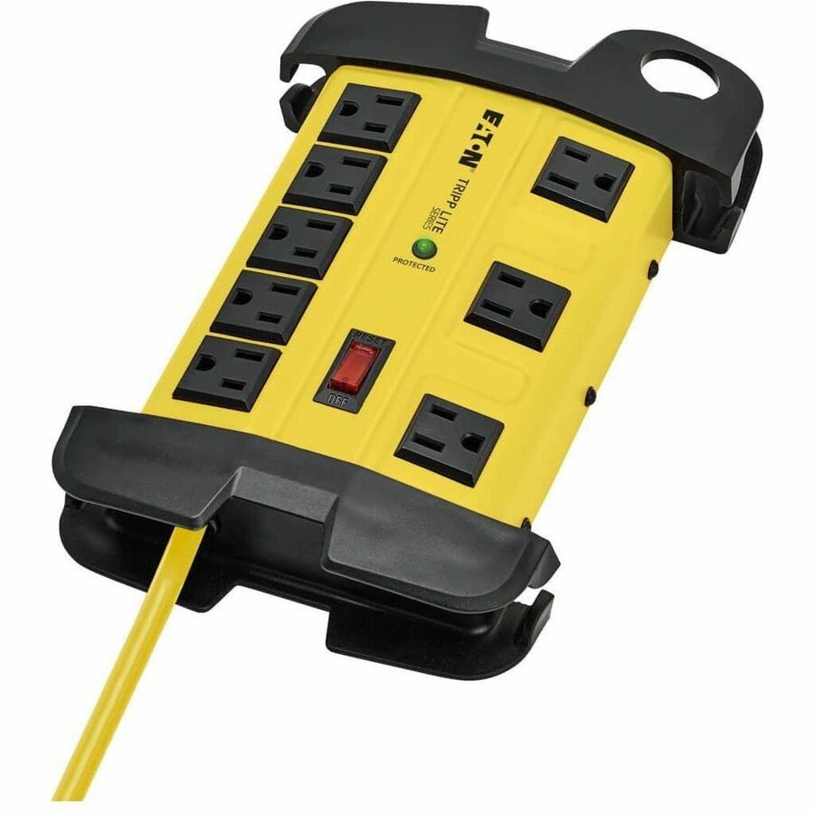 Tripp Lite Safety Surge Protector 120V 8 Outlet Metal 25' Cord OSHA - Receptacles: 8 x NEMA 5-15R - 3900J - TLM825SA