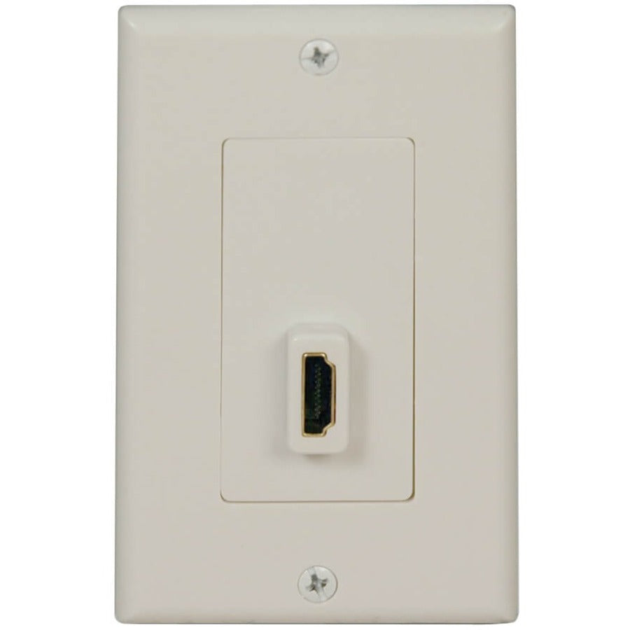 Tripp Lite Home Theater HDMI Send / Receive Pass-Through Wallplate - 2 x Socket(s) - HDMI Video - White - P166-001-P