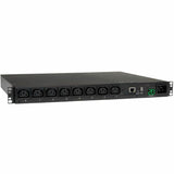 Tripp Lite PDU Switched 200V - 240V 20A C13 8 Outlet L6-20P Horizontal 1URM - 8 x IEC 320 EN 60320 C13 - 1U Rack-mountable - PDUMH20HVNET