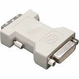 Tripp Lite DVI-I to DVI-D Dual Link Video Cable Adapter (F/M) - 1 x DVI-D Digital Video Male - 1 x DVI-I Video Female - Gold Contact - Beige - P118-000
