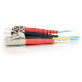 C2G 3m LC-ST 10Gb 50/125 Duplex Multimode OM3 Fiber Cable - Aqua - 10ft - 3m LC-ST 10Gb 50/125 Duplex Multimode OM3 Fiber Cable - Aqua - 10ft - 36123
