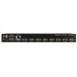 Tripp Lite Rackmount KVM Switch 8-Port / USB / PS2 w/ On Screen Display 1U - 8 x 1 - 8 x HD-15 - 1U - Rack-mountable - B042-008