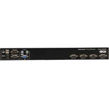 Tripp Lite Rackmount KVM Switch 4-Port / USB / PS2 w/ On-Screen Display 1U - 4 x 11U - Rack-mountable - B042-004