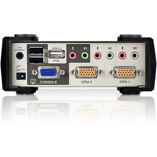 Aten CS1732B 2-Port USB KVMP Switch - 2 x 1 - 2 x HD-15 Keyboard/Mouse/Video - CS1732B