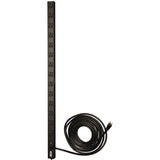 Tripp Lite PDU Basic 120V 15A 5-15R 14 Outlet 5-15P Vertical 0URM - 14 x NEMA 5-15R - 1800VA - Zero U Vertical Rackmount - PDUV15