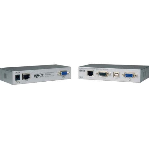 Tripp Lite KVM Console Extender VGA over cat5 UTP for USB & PS/2 device - 328.08 ft Range - UXGA - 1600 x 1200 Maximum Video Resolution - 2 x Network (RJ-45) - 2 x PS/2 Port - 2 x VGA - B013-330