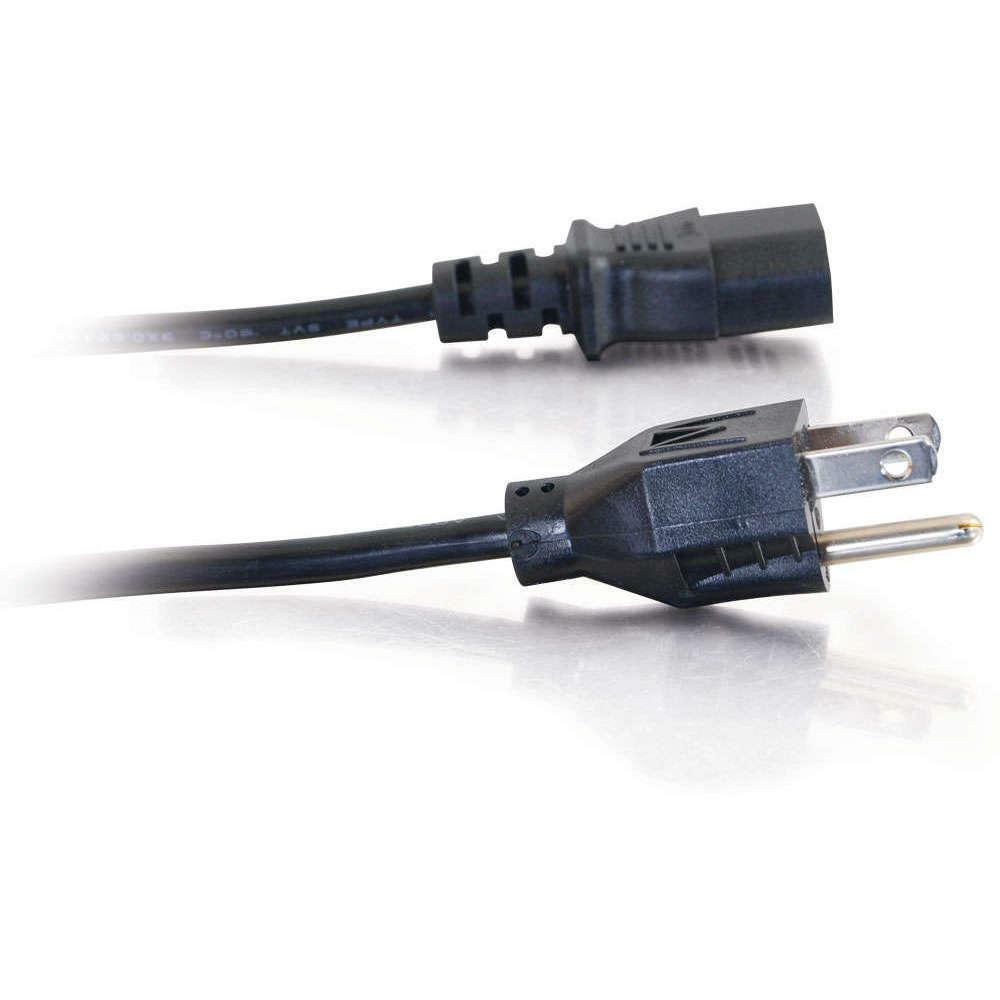 C2G 5ft 16 AWG Universal Power Cord (NEMA 5-15P to IEC320C13) TAA - C2G 5ft 16 AWG Universal Power Cord (NEMA 5-15P to IEC320C13) TAA - 29927