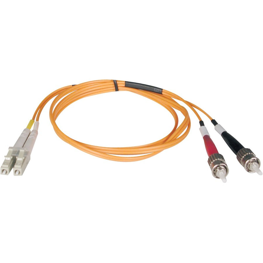 Tripp Lite 50M Duplex Multimode 62.5/125 Fiber Optic Patch Cable LC/ST 164' 164ft 50 Meter - ST Male - LC Male - 164.04ft - Orange - N318-50M