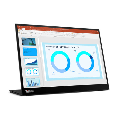 Lenovo ThinkVision M14d 35.6 cm (14") 2240 x 1400 pixels 2.2K LED Black - 63AAUAR6US