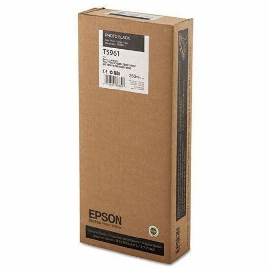 Epson UltraChrome HDR Photo Black Ink Cartridge - Inkjet - Photo Black - T596100