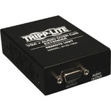 Tripp Lite VGA + Audio Over Cat5/Cat6 Remote Unit Video Extender / Splitter - 1 x 1 - VGA, XGA, SVGA, SXGA, UXGA, WUXGA - 500ft, 1000ft - B132-100A