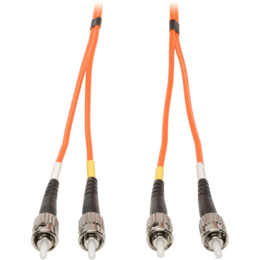 Tripp Lite 50M Duplex Multimode 62.5/125 Fiber Optic Patch Cable ST/ST 164' 164ft 50 Meter - ST Male Network - ST Male Network - 164ft - Orange - N302-50M