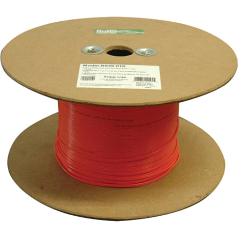 Tripp Lite 1000' Duplex Multimode 62.5/125 LSZH Fiber Optic Bulk Cable 1000ft - 1000ft - Orange - N549-01K