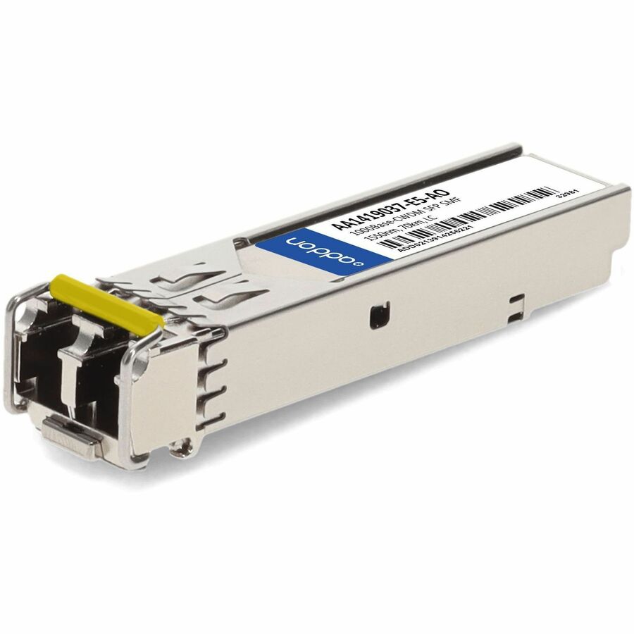 AddOn Avaya/Nortel AA1419037-E5 Compatible TAA Compliant 1000Base-CWDM SFP Transceiver (SMF, 1550nm, 70km, LC) - 100% compatible and guaranteed to work - AA1419037-E5-AO