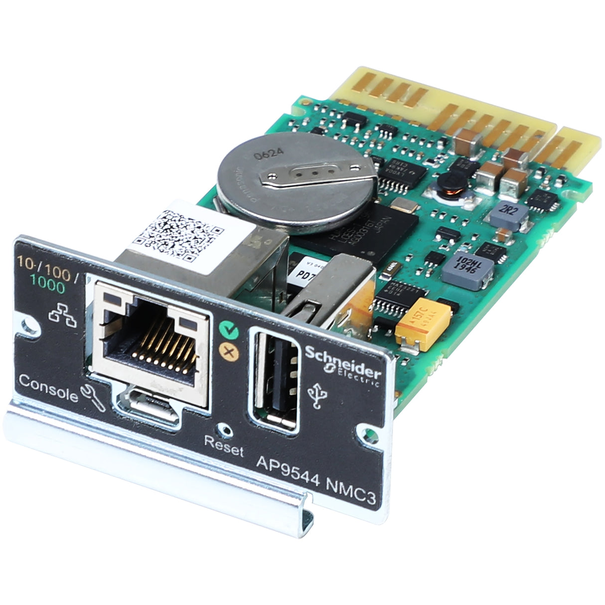 APC Network Management Card, Network Management Cards, for Easy UPS On-Line, 1-Phase, remotely monitor and manage the UPS - AP9544