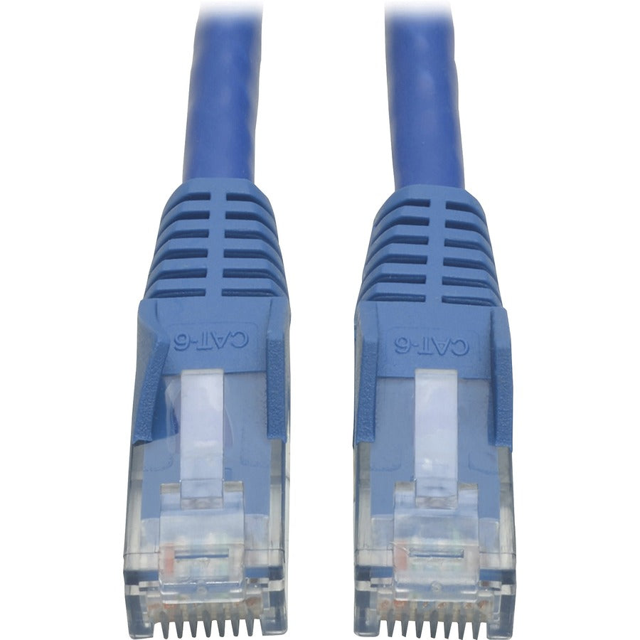 Tripp Lite Cat6 Gigabit Snagless Molded Patch Cable (RJ45 M/M) Blue, 50' - Category 6 - N201-050-BL