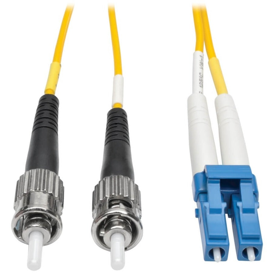 Tripp Lite 3M Duplex Singlemode 9/125 Fiber Optic Patch Cable LC/ST 10' 10ft 3 Meter - LC Male Network - ST Male Network - 9.84ft - N368-03M