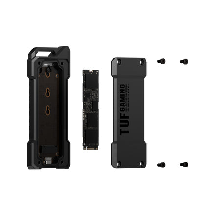 ASUS TUF Gaming A1 SSD enclosure Black M.2 - ESD-T1A/BLK/G/AS//