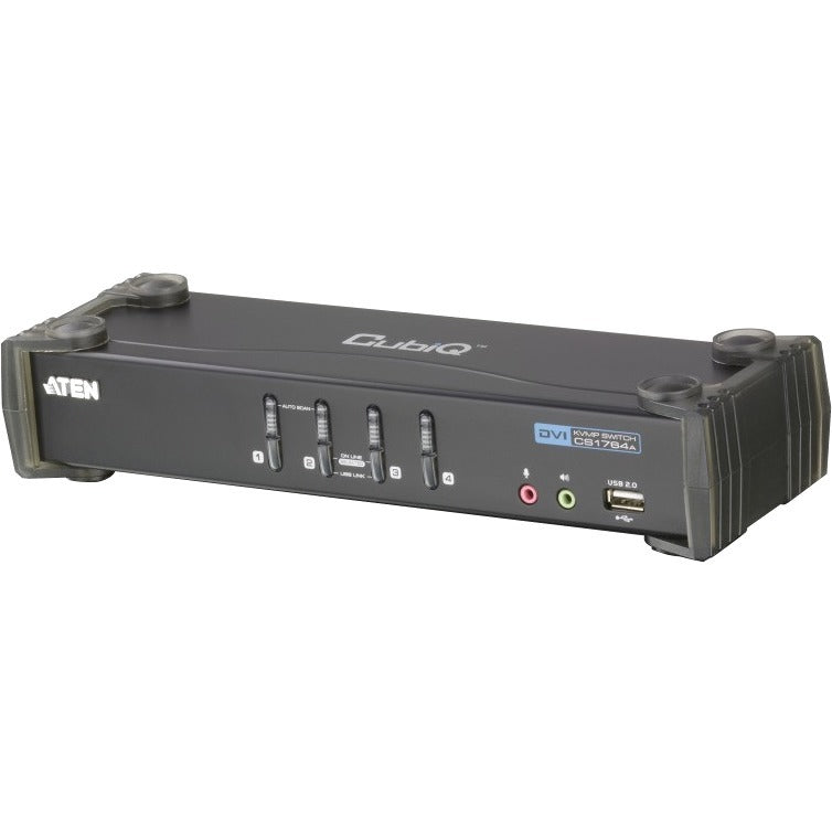 ATEN CS1764A KVM Switch - 4 Computer(s) - WUXGA - 1920 x 1200 - 8 x USB - 5 x DVI - CS1764A