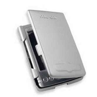 Saunders Hard PDA Case - Clamshell - Belt Clip - Aluminum - Silver - 00412