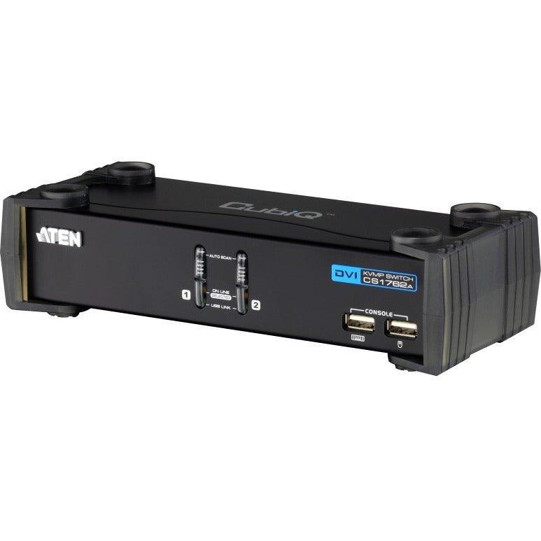 ATEN CubiQ CS1762A KVM Switch - 2 Computer(s) - WUXGA - 1920 x 1200USBDVI - Desktop - CS1762A