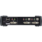 ATEN CubiQ CS1762A KVM Switch - 2 Computer(s) - WUXGA - 1920 x 1200USBDVI - Desktop - CS1762A