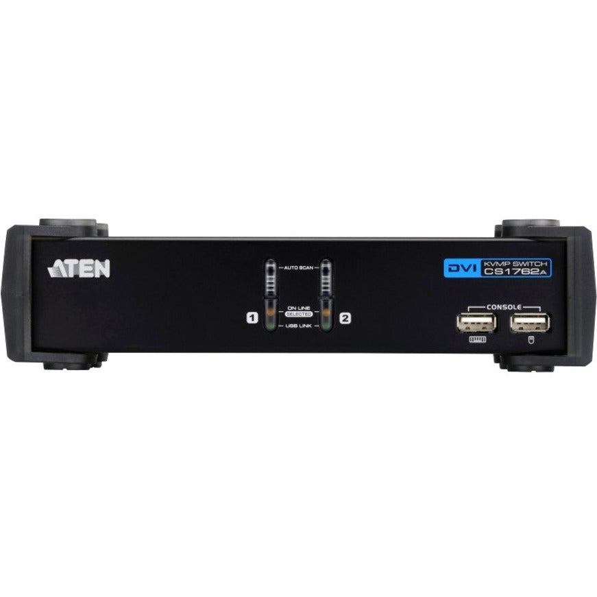 ATEN CubiQ CS1762A KVM Switch - 2 Computer(s) - WUXGA - 1920 x 1200USBDVI - Desktop - CS1762A