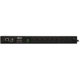 Tripp Lite PDU Monitored 120V 15A 5-15R 8 Outlet 5-15P Horizontal 1URM - 8 x NEMA 5-15R - 1U Horizontal Rackmount - PDUMNH15