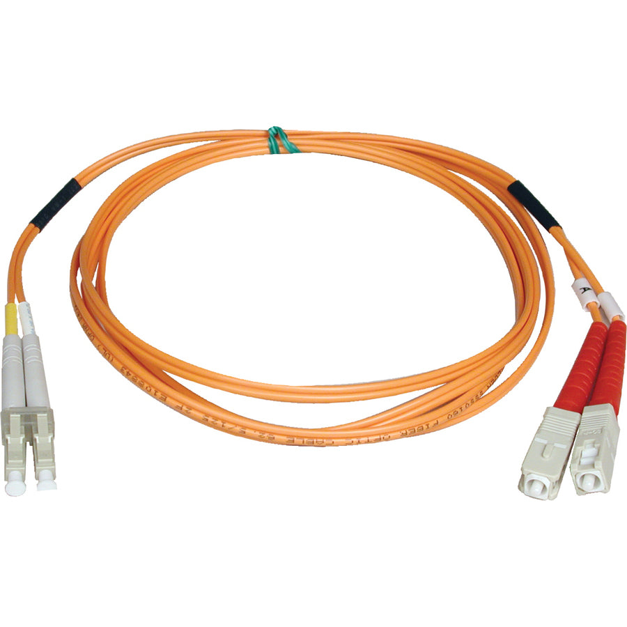 Tripp Lite 30M Duplex Multimode 50/125 Fiber Optic Patch Cable LC/SC 100' 100ft 30 Meter - LC Male - SC Male - 98.43ft - N516-30M