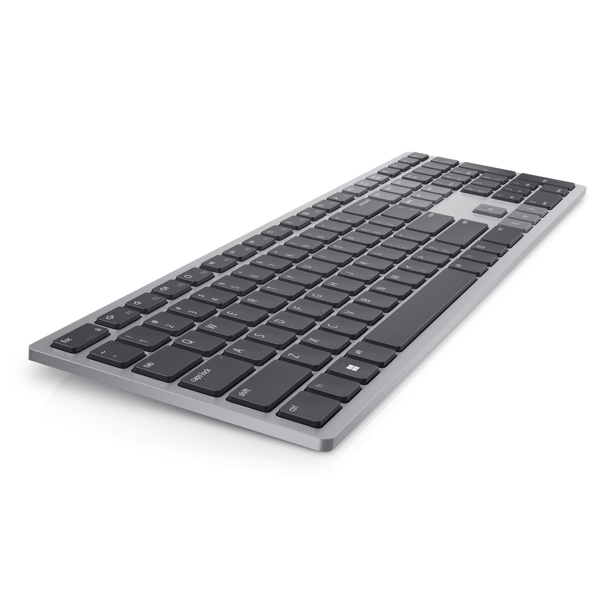 DELL KB700 keyboard Office RF Wireless + Bluetooth English Grey