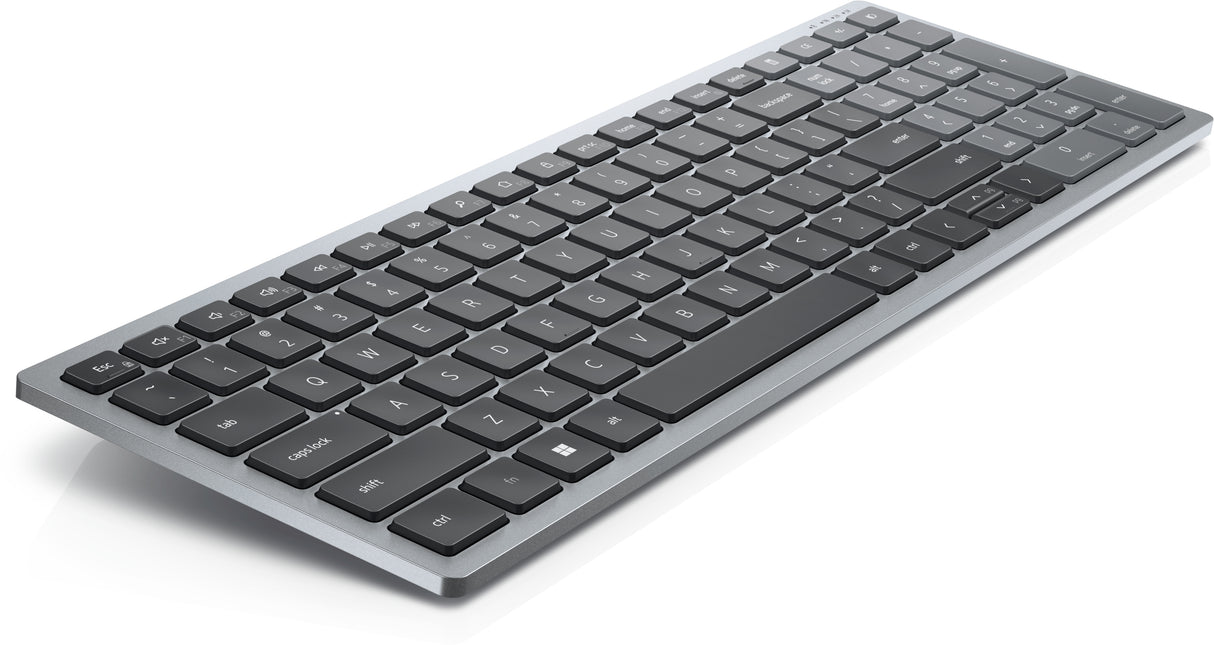 DELL KB740 keyboard Office RF Wireless + Bluetooth QWERTY English Grey, Black