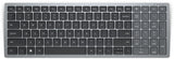 DELL KB740 keyboard Office RF Wireless + Bluetooth QWERTY English Grey, Black