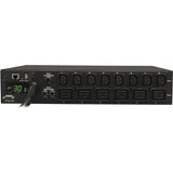 Tripp Lite PDU Switched 208V - 240V 30A 8 C13; 6 C19 L6-30P Horizontal 2URM - 14 - 2U Rack-mountable - PDUMH30HV19NET