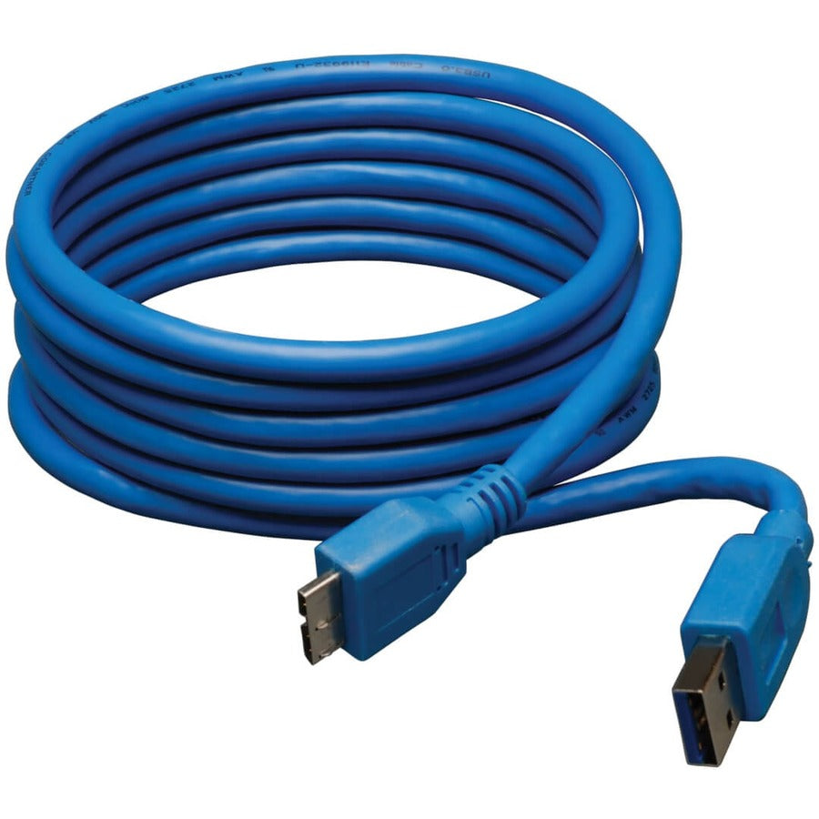 Tripp Lite 6ft USB 3.0 SuperSpeed Device Cable USB-A Male to USB Micro-B Male - (A to Micro-B M/M) 6-ft - U326-006
