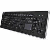 Adesso Wireless Desktop Touchpad Keyboard - Wireless Connectivity - RF - 30 ft - 2.40 GHz - USB Interface - 104 Key On/Off Switch Hot Key(s) - English (US) - QWERTY Layout - TouchPad - Membrane Keyswi...  - WKB-4400UB