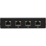 Tripp Lite DVI Over Cat5/Cat6 Video Extender Splitter 4-Port Transmitter 200' - 1920x1080 at 60Hz - B140-004