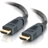 C2G 50ft HDMI Cable - Plenum Rated - High Speed HDMI Cable - M/M - HDMI - 50 ft - 1 x HDMI Male Digital Audio/Video - 1 x HDMI Male Digital Audio/Video - Shielding - Black - 41193