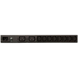 Tripp Lite PDU Basic Dual Volt 100V-240V 20A 2 C19;12C13Horizontal1URM - 14 - 1UHorizontal Rackmount, Vertical Rackmount - PDUH20DV