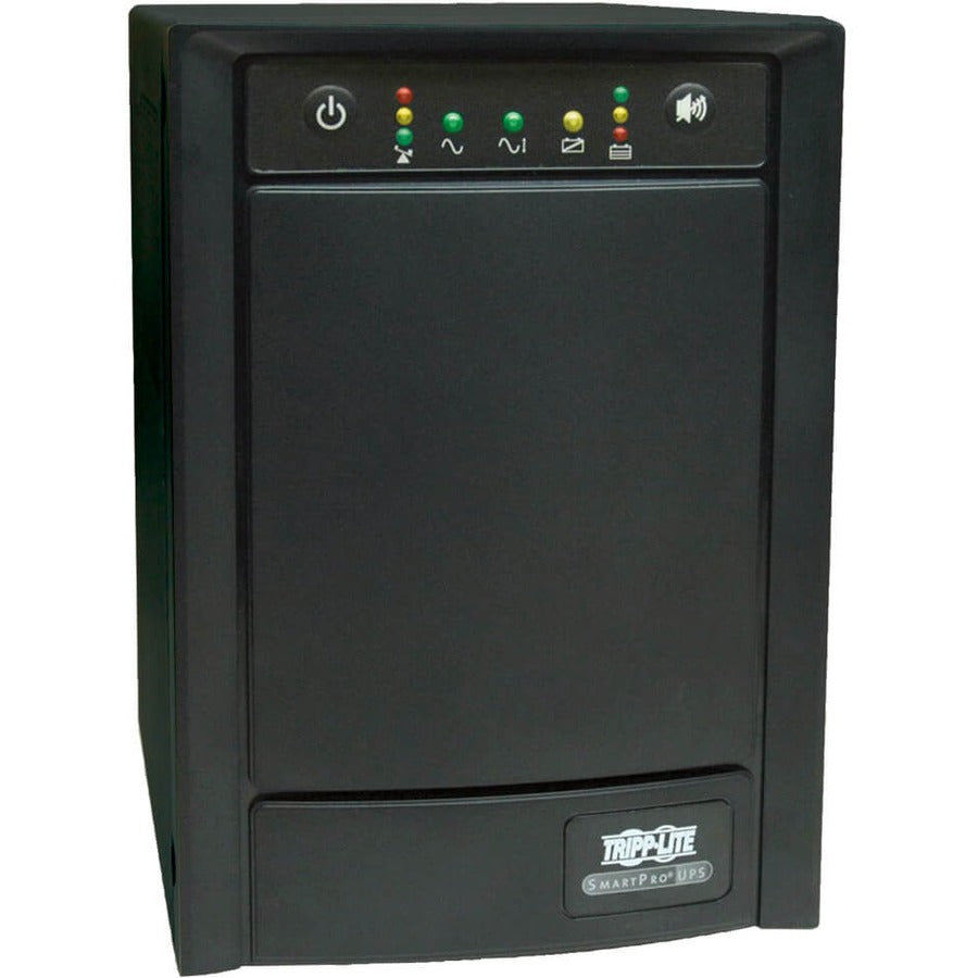 Tripp Lite UPS Smart 1050VA - 1000VA 650W Tower AVR 120V Pure Sine Wave USB DB9 SNMP - 1050VA/650W - 7 Minute Full Load - 8 x NEMA 5-15R - SMART1050SLT